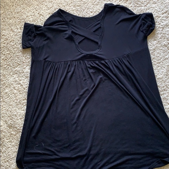Black bellamie high low shirt - Picture 2 of 3